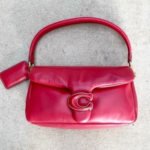 Coach Pillow Tabby 26 /Apple Red Bag Crossbody/ Like New with Strap and Dust Bag